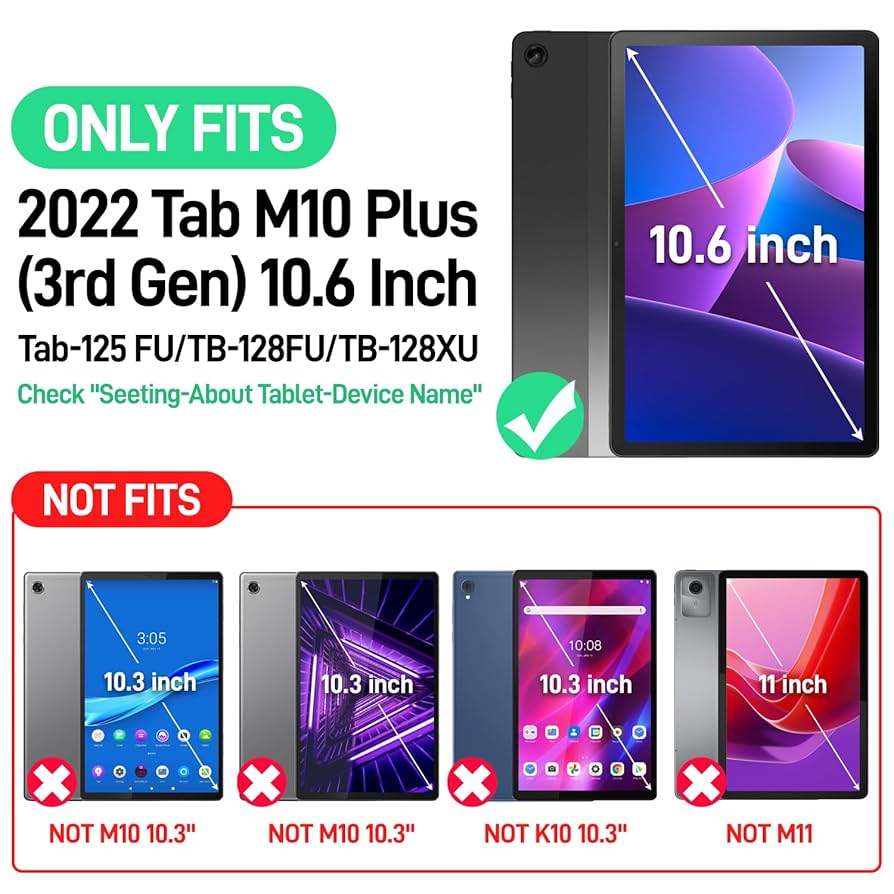 For Lenovo Tab M10 Plus (Gen 3) ケース カバー Amazon.com: ProCase Case for Lenovo Tab M10 Plus 3rd Gen