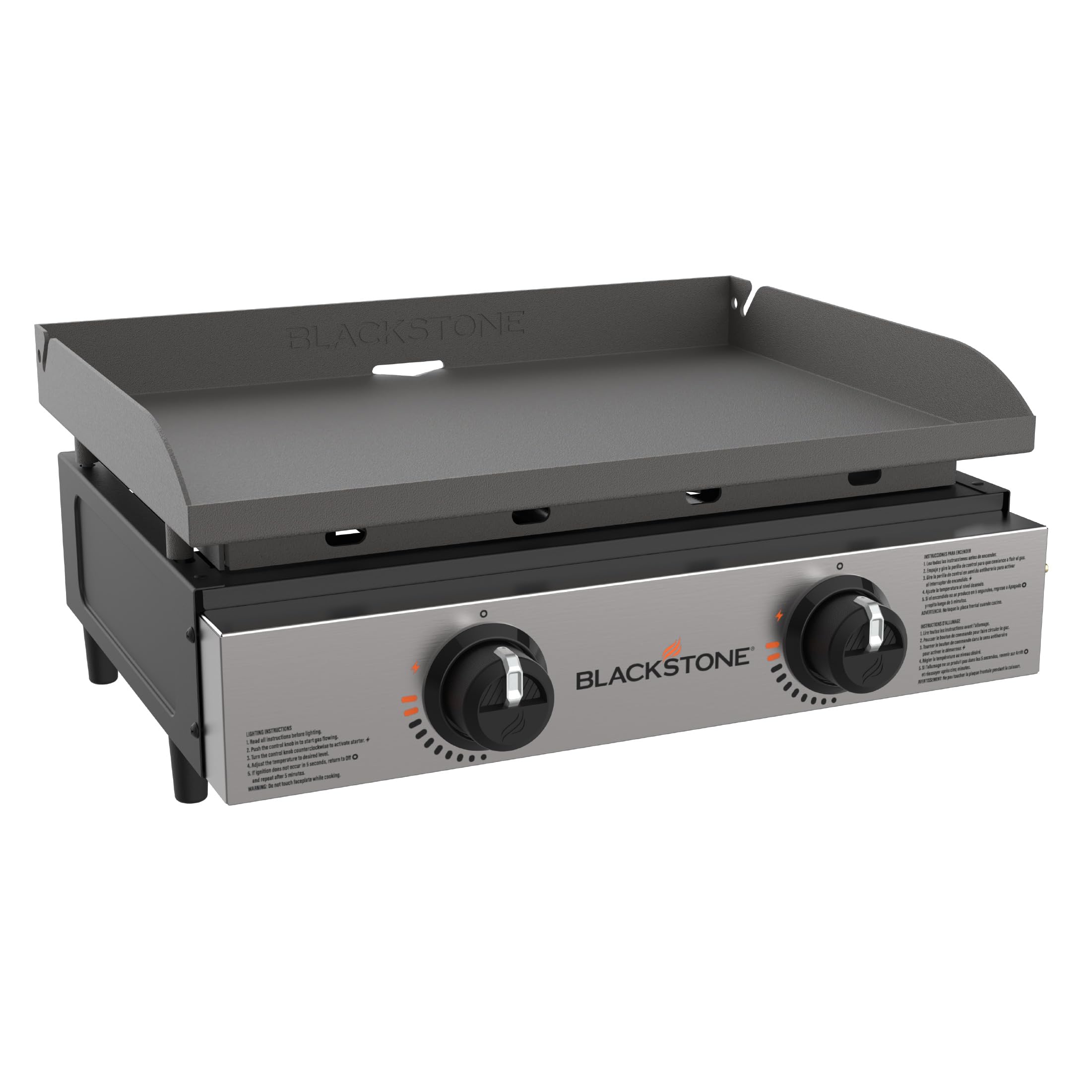 Portable Grill Blackstone 1883 Gas Hood Side Shelves Heavy Duty