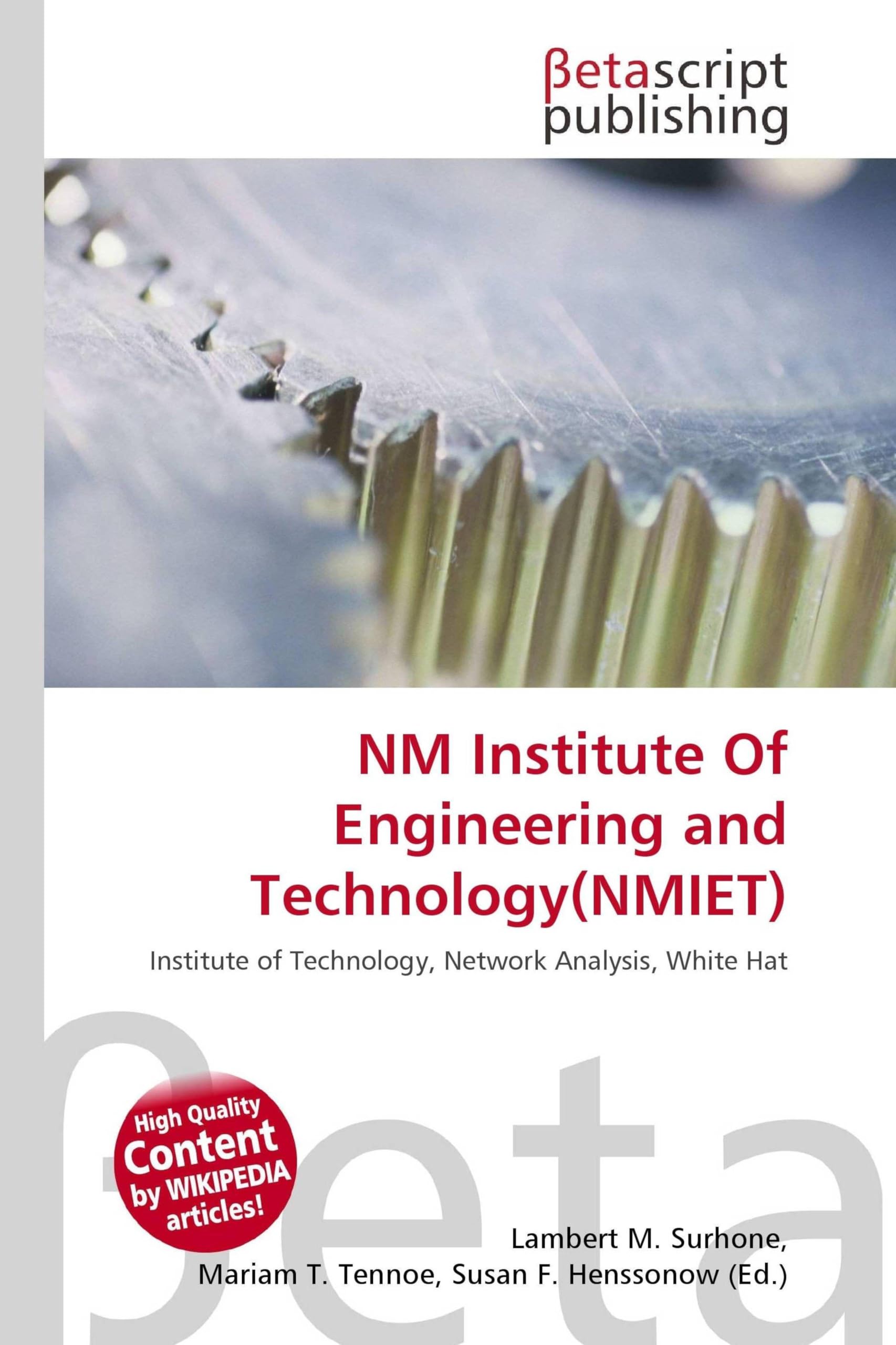 NM Institute Of Engineering and Technology(NMIET): Institute of Technology, Network Analysis, White Hat