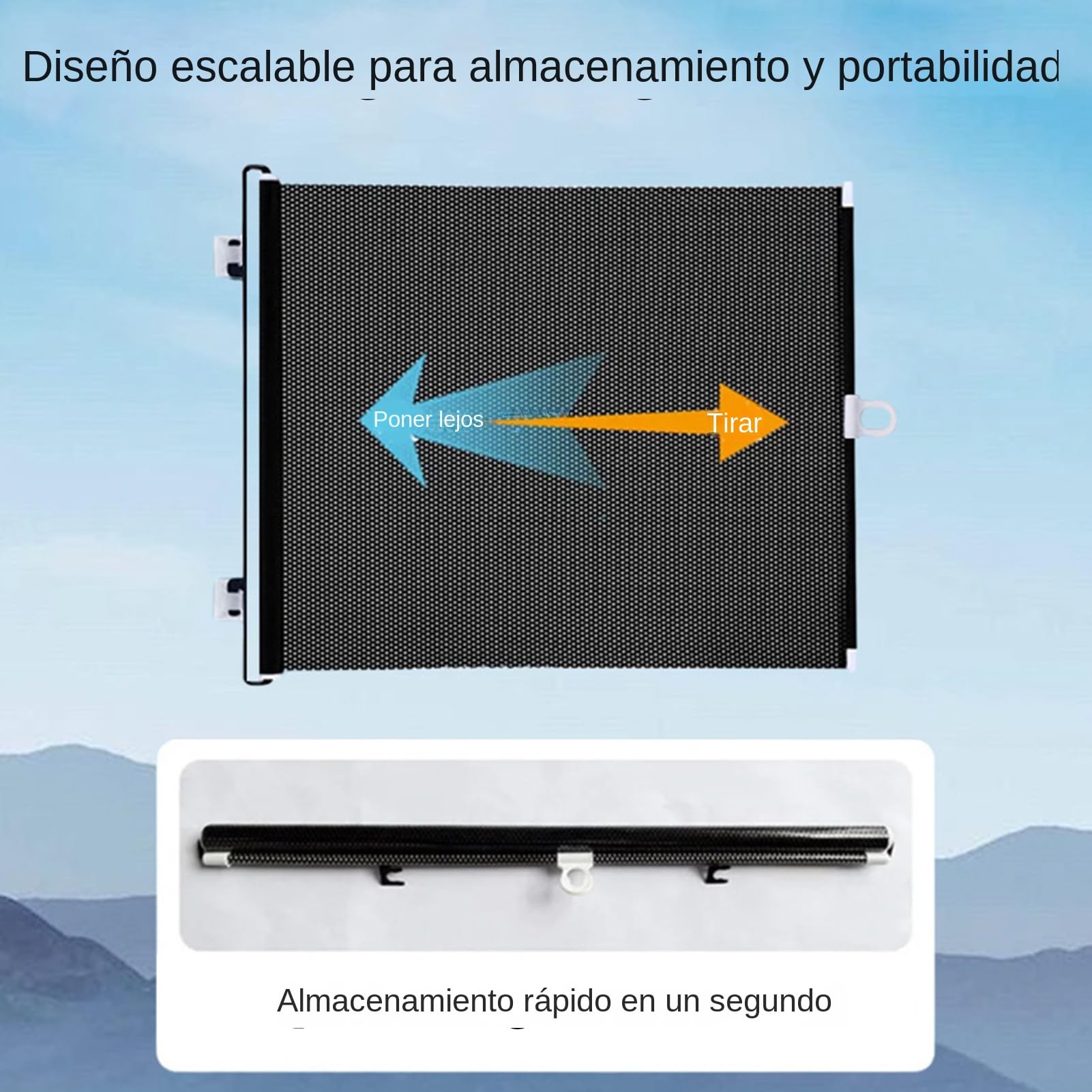 Puerta para Mascotas - Barrera Seguridad Retráctil Mascotas - Puerta Seguridad De Malla con Ancho Ajustable Prevención De Accidentes Ideal para Escaleras, Puertas, Interior Y Exterior