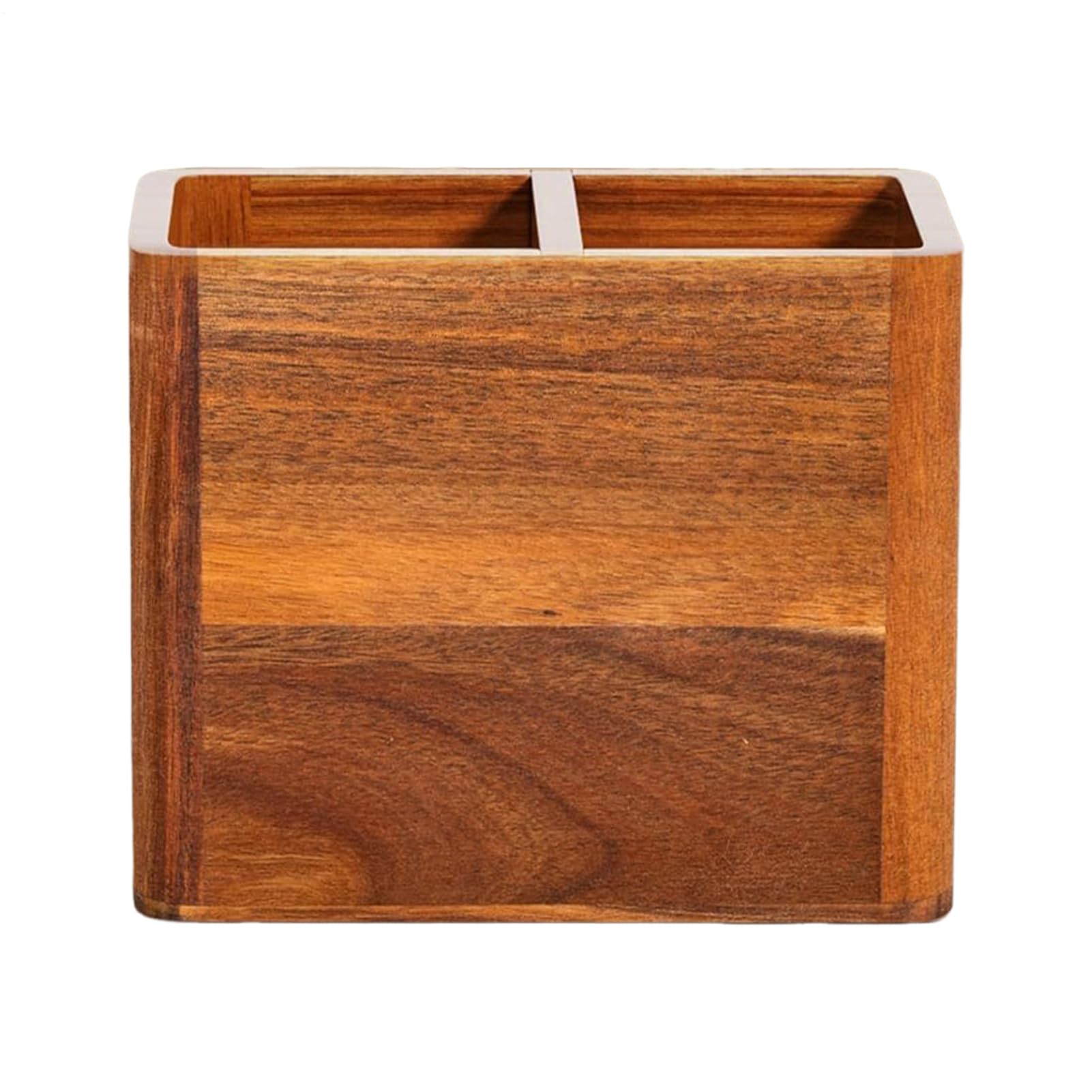 Porte-ustensiles en bois stable pour ne plus rayer vos plans de travail avec vos spatules