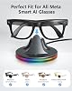 Estación de Carga para Lentes Meta Ray-Ban, Gris Espacial | Compatible con Wayfarer, Skyler, Headliner y Oakley Meta HSTN, Luz RGB de 7 Colores y Cable USB-C 3