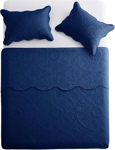 Vista 185 de IR Imperial Rooms - Juego de colcha individual (68 x 86 pulgadas) + 1 funda de almohada (20 x 26 + 2 pulgadas), 2 piezas, ligera, reversible