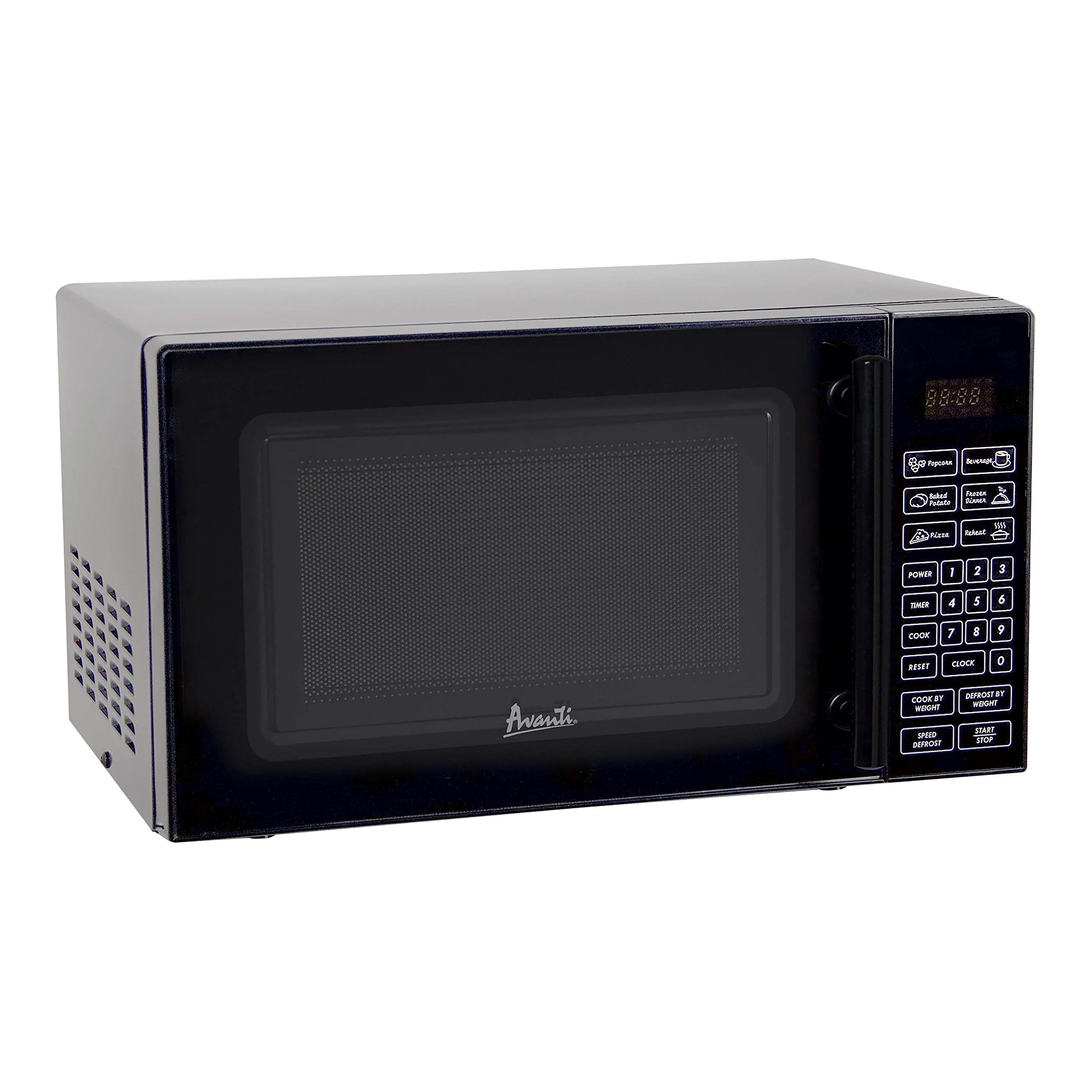 Avanti MT81K1BH Microwave Oven 700-Watts Compact with 6 Pre Cooking Settings, Speed Defrost, Electronic Control Panel and Glass Turntable, Black