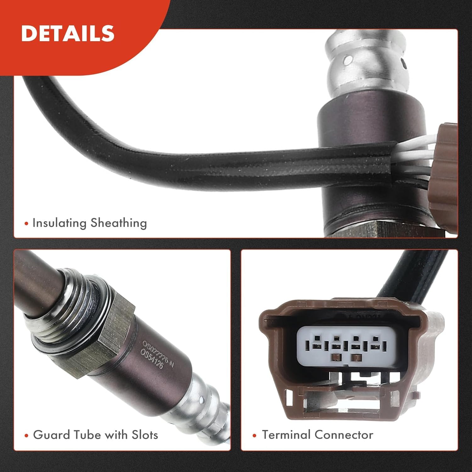 A-Premium O2 Oxygen Sensor Compatible with Nissan Altima 2016 2017 2018 2.5L, Upstream & Downstream, 2-PC Set