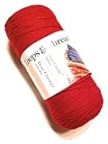 Soft Classic Yarn by Loops & Threads - 354 Yards - Bright Red