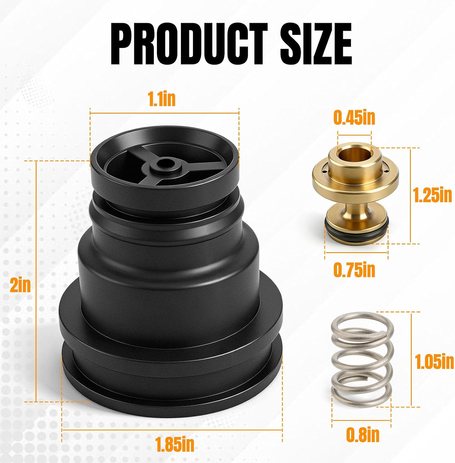 Jerbor Upgraded R950014 Air Dryer Valve Rebuild Kit Fit for Meritor Wabco System Saver 1200 1200Plus Purge Valve Rebuild Kit for Peterbilt for Freightliner for Kenworth for Mack for Volvo Trucks