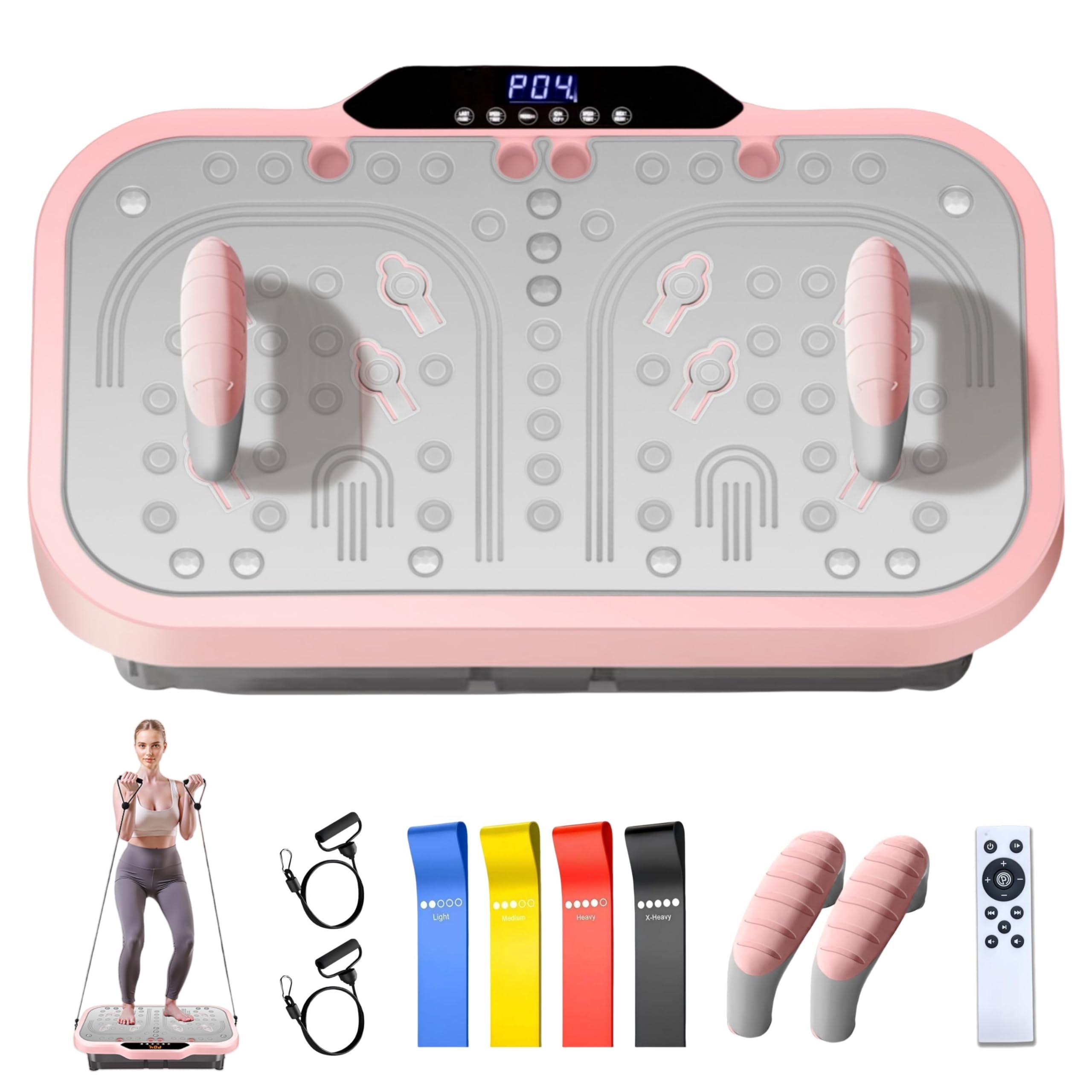 Vibration Plate Exercise Machine Vibrating Fitness Platform Whole Body Shake Board Workout Equipment Fat Burner Vibrate Stand with