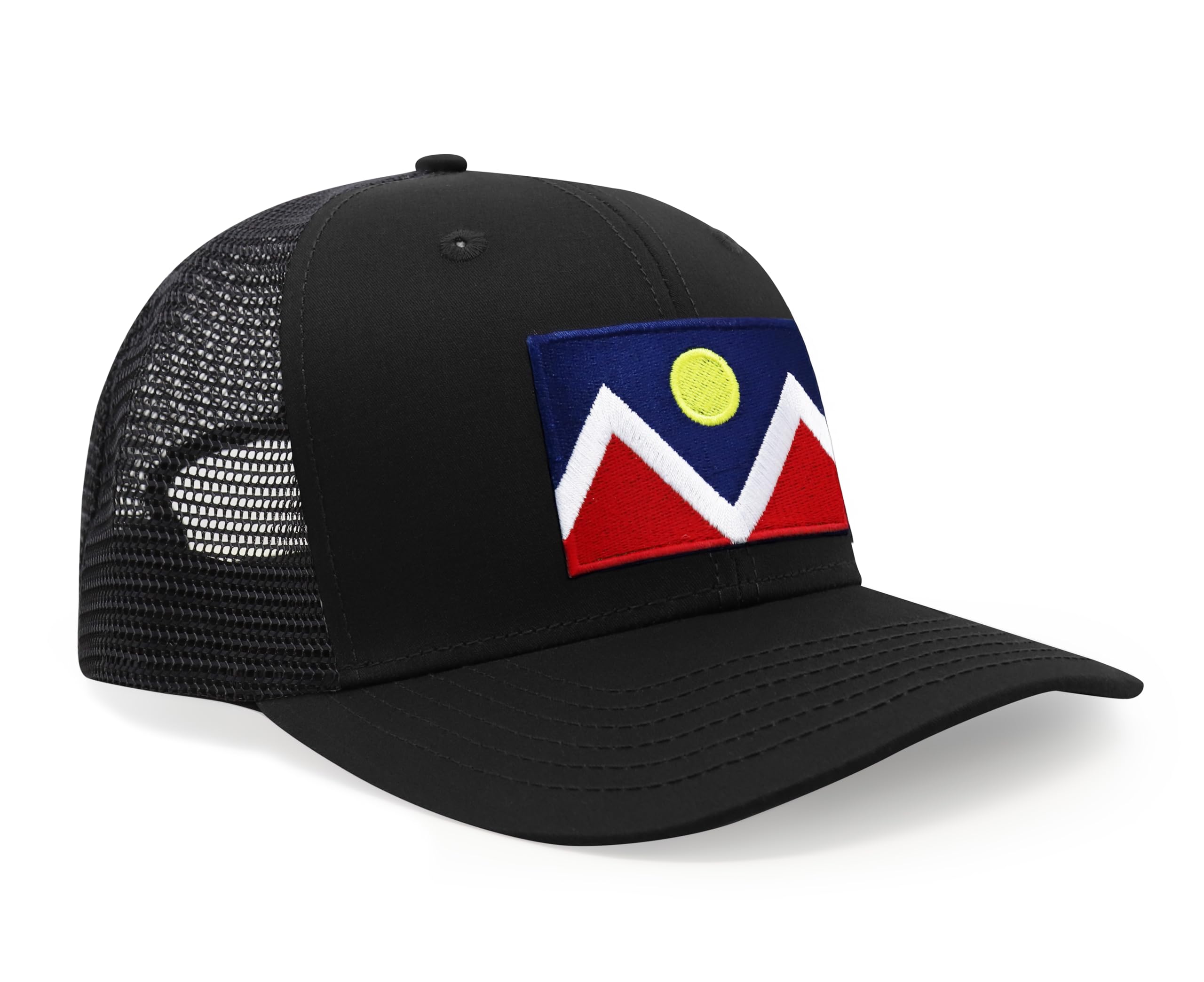 International Tie City Hat for Men and Women, Adjustable Snapback Trucker Baseball Cap with Embroidered Patch
