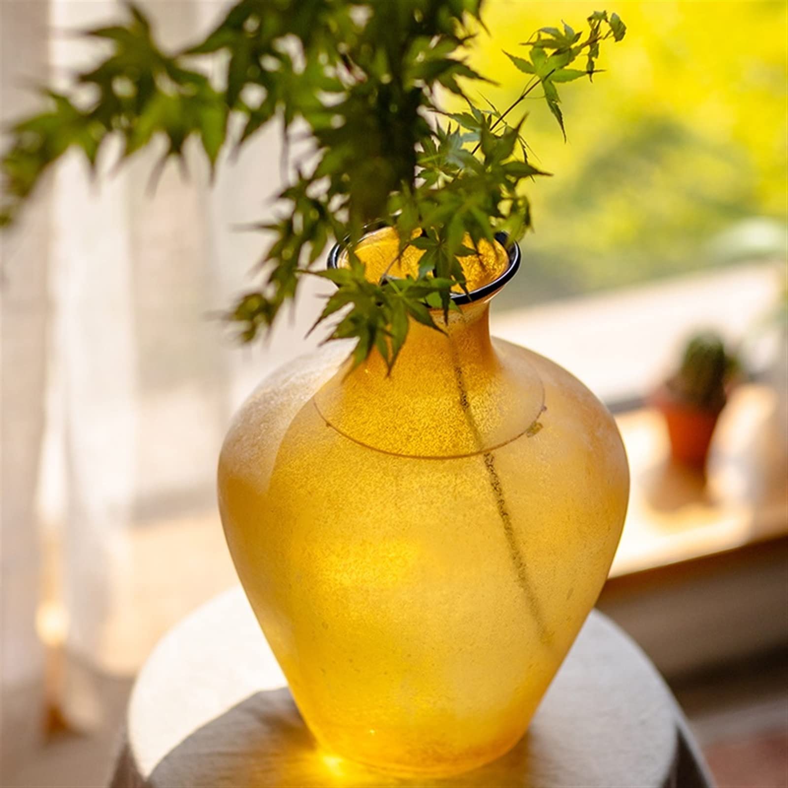 Amazon.com: DINBOZ26X Vases for Flowers Small Mouth Glass Vase