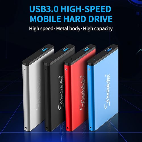 Miniatura 9 de Somnambulist Portátil 3.0 60gb 120gb disco duro externo 1tb disco duro móvil externo adecuado para computadoras portátiles de escritorio (rojo-60GB)