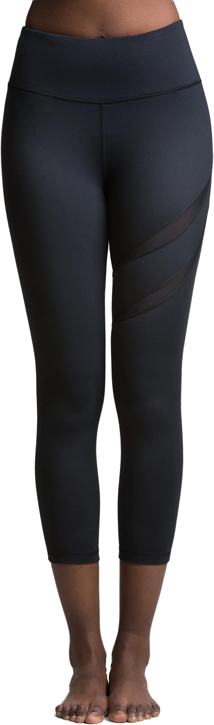 TITIKA Women's Yoga Pants Fitness Elastic Waistband Sexy Breathable Mesh Leggings