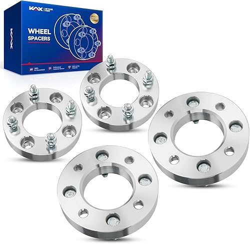 Vista 601 de KAX Espaciadores de rueda de 0.236 x 5.315 in, espaciadores de rueda centrados de 2 pulgadas y 6 lengüetas para F-15-0, Expedition, Mark LT, Negro