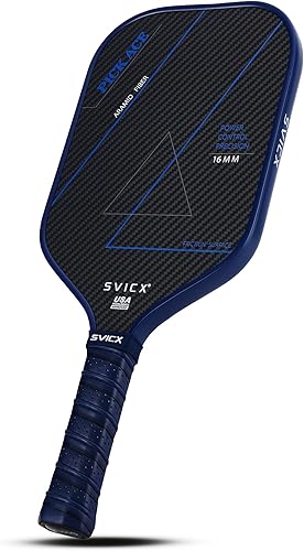 Pickleball Paddles,Pickleball Paddles Set of 2,Professional Carbon Fiber Pickleball Paddle-16mm,Superior Control,Strong Power and Forceful