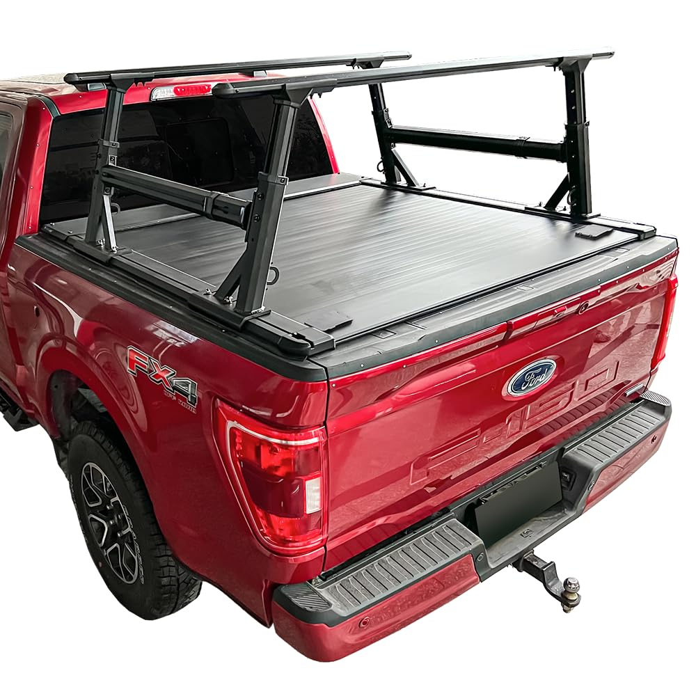 Syneticusa MR Retractable Truck Bed Cover - ram 1500 bed rack with tonneau cover