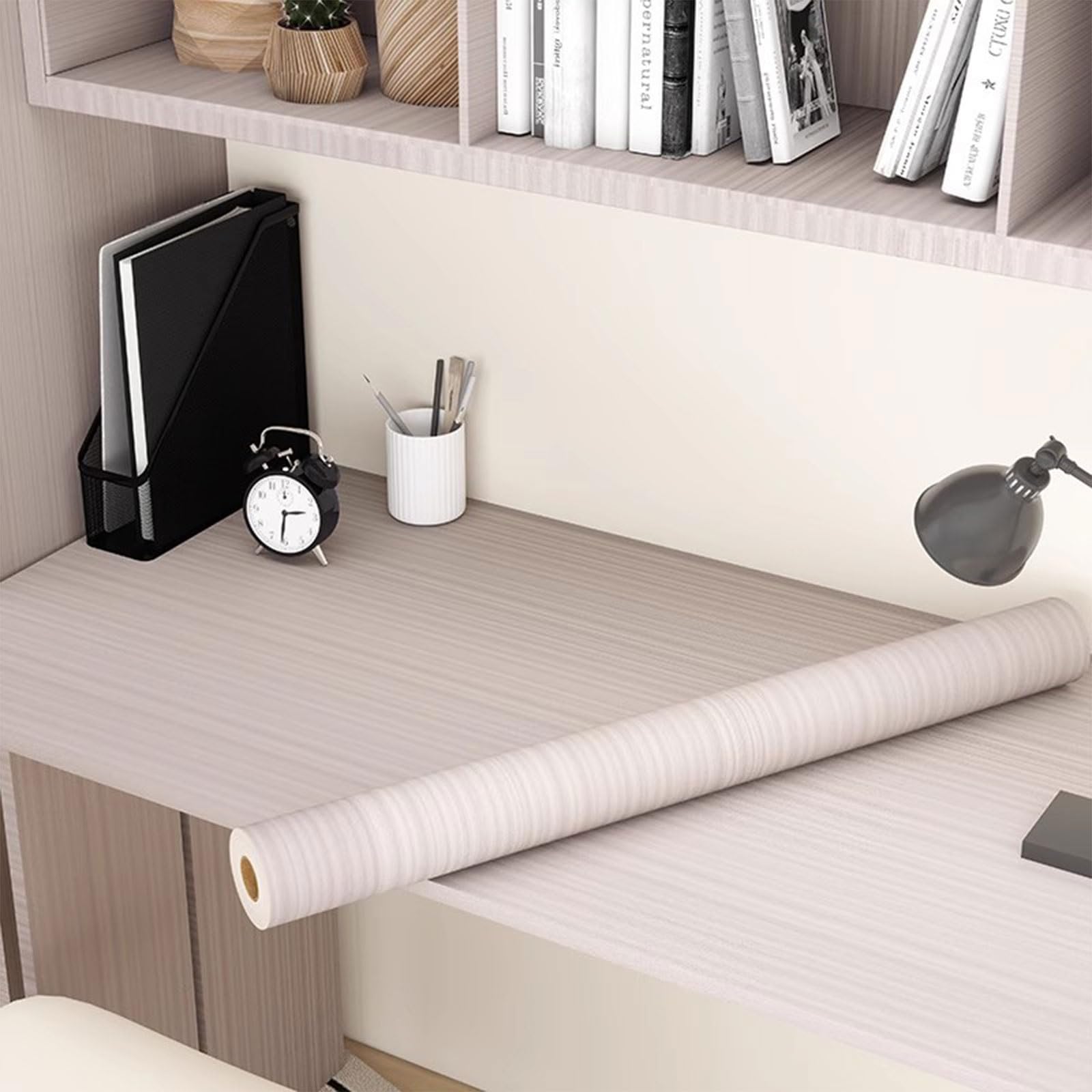 Papier peint aspect bois pour bureau et table de chambre une ambiance déco chaleureuse
