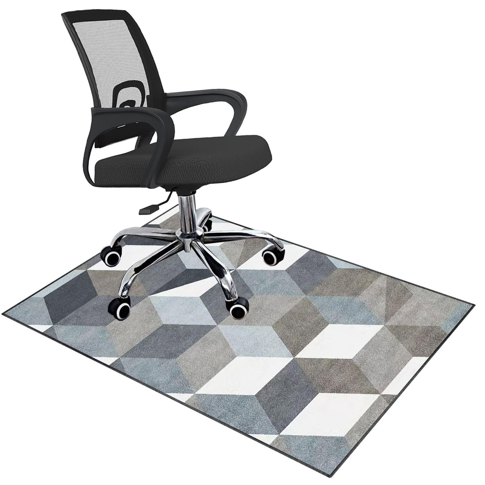 EYZO Office Chair Mat 140 ร 180 cm | Gaming Computer Chair Mat | Office Chair Mats For Hardwood Floors Non Slip Floor Protector Mat For Chairs Pad Desk Chairmats Office Floor Protector Mat