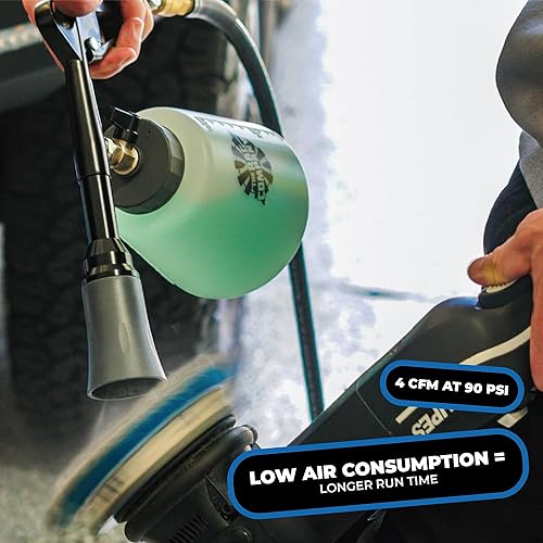 Miniatura 7 de The Rag Company - Ultra AIR Blaster Plus - Deep Clean Interior Detailing Tool; Air and Liquid Combo; Durable Metal Design; Trigger Operated - Black