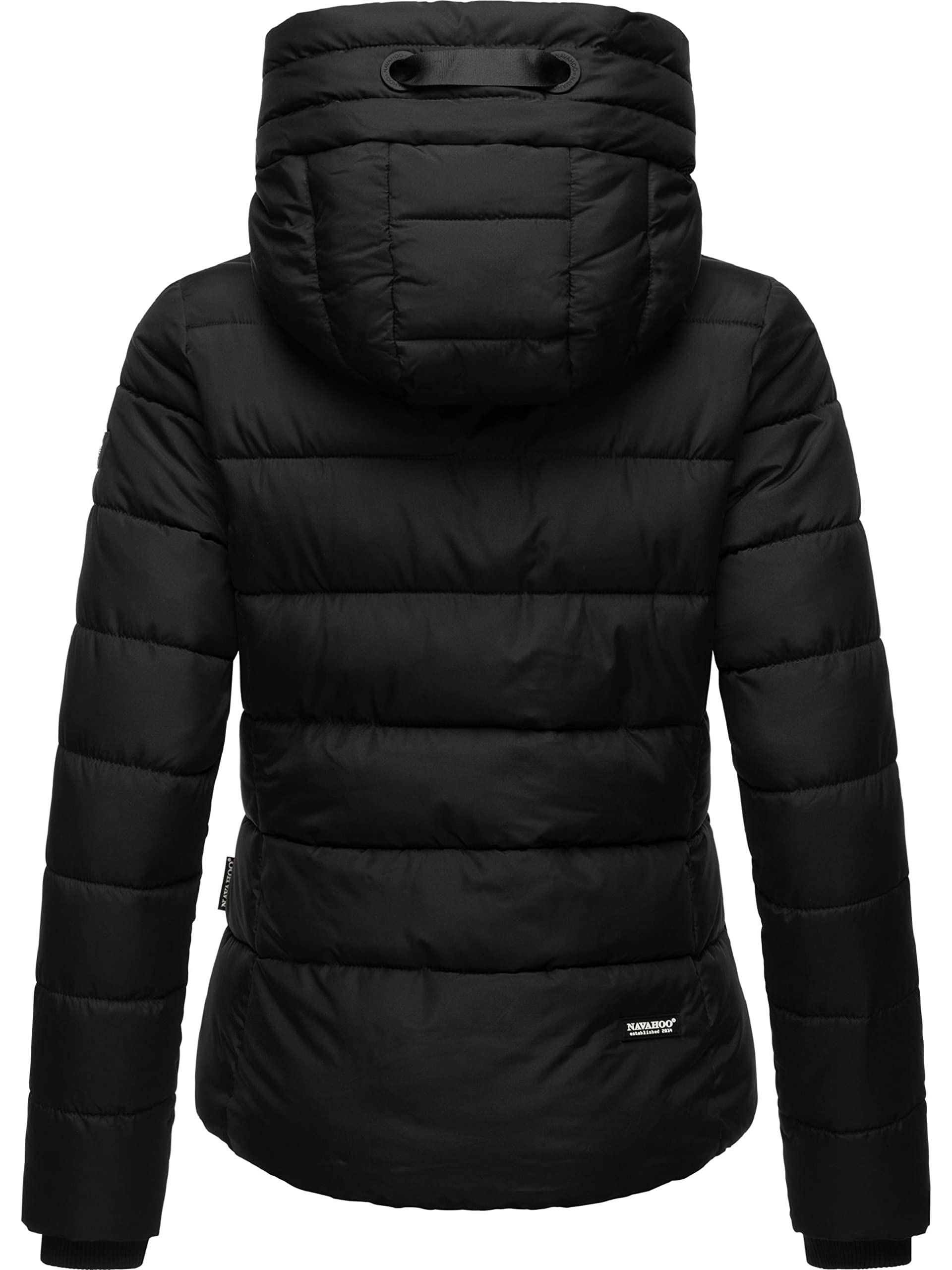 Navahoo Damen Winterjacke warme Steppjacke mit hohem Kragen und verstellbarer Kapuze Amayaa XS-XXL