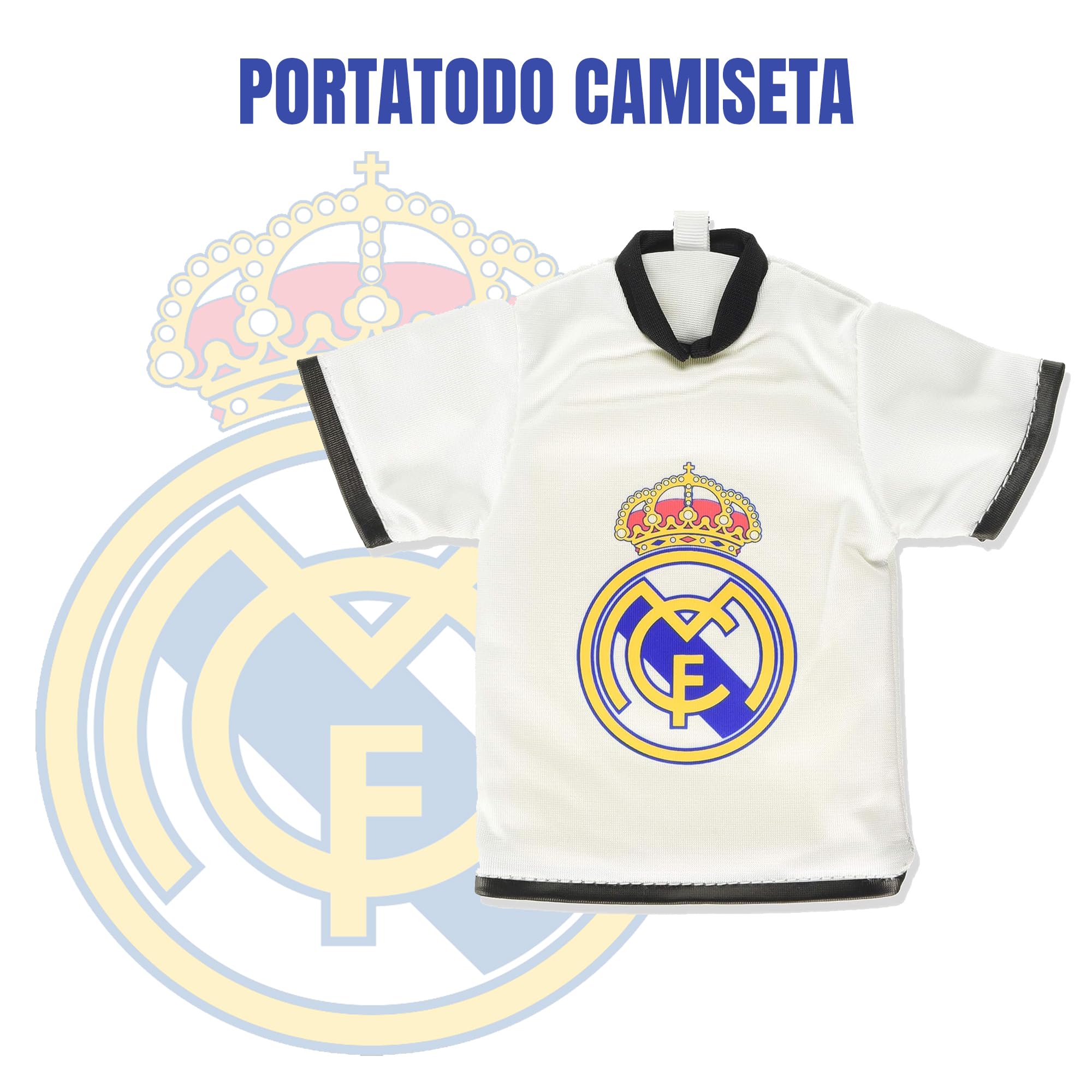 Trousse Real Madrid 1902 - Sac Fourre-Tout Round CYP PT-525-RM Pour École, Collection Officielle