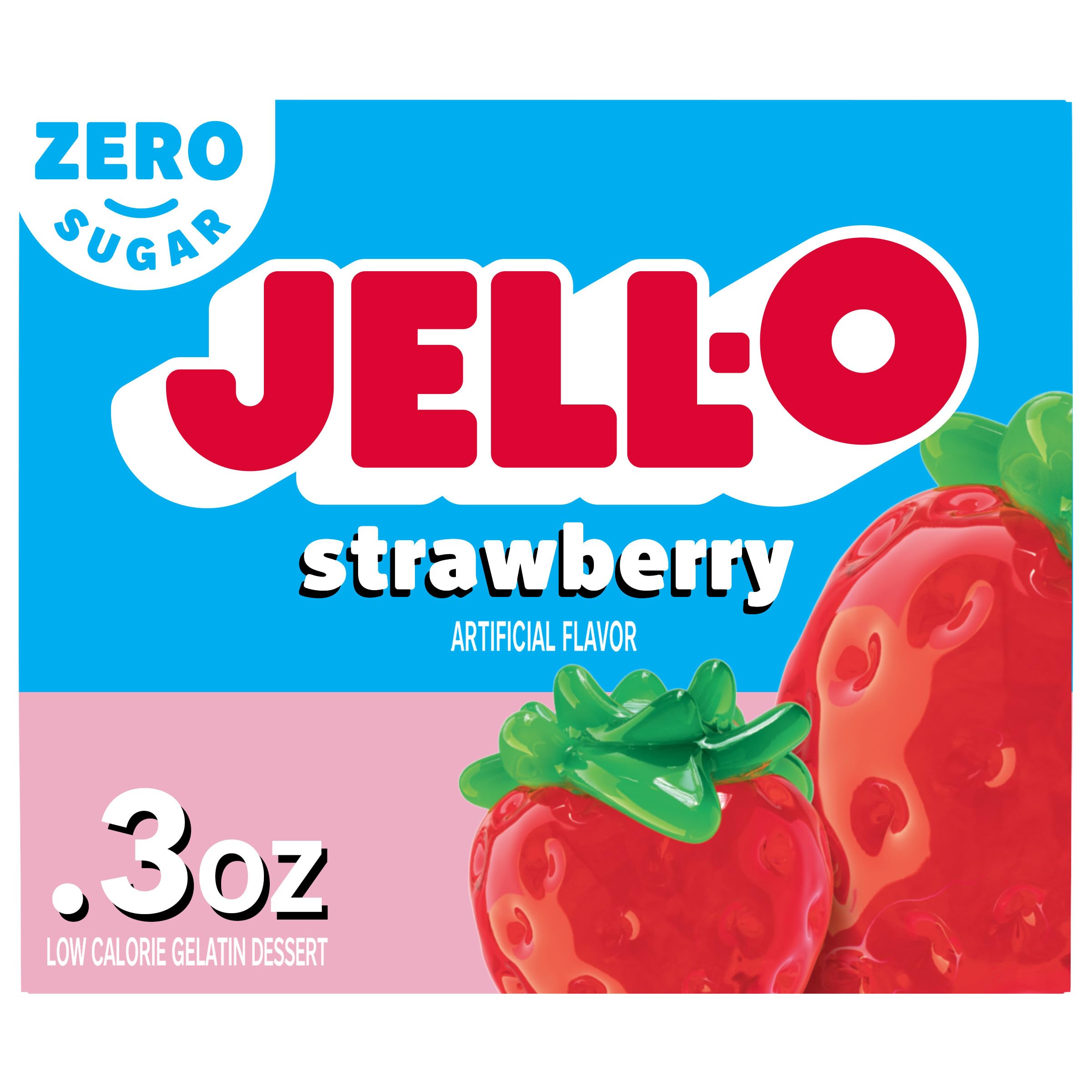 JELLO Sugar Free Strawberry Jelly Mix, 8.5 g