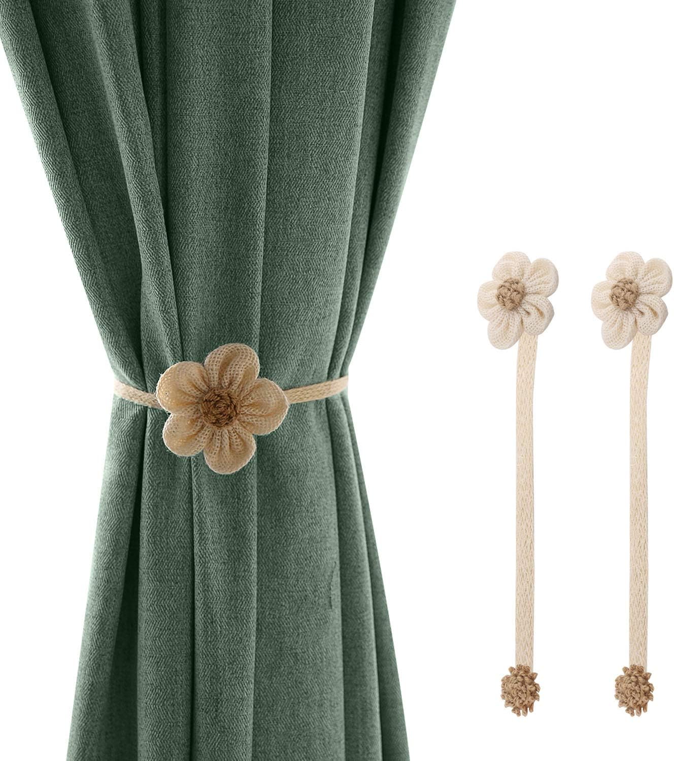 Sunflower Knitted Curtain Tieback