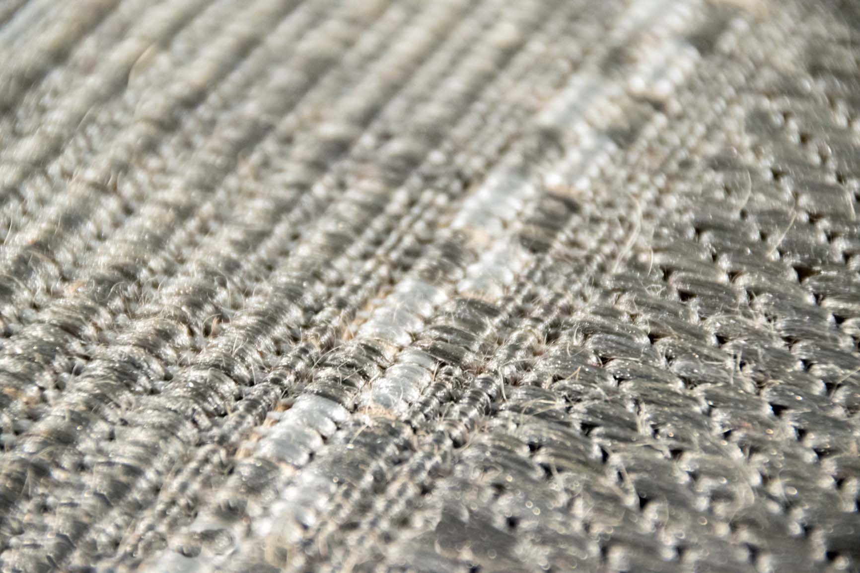 Traum Teppich Sisal Optik Küchenteppich moderner Läufer Flachgewebe gestreift in grau beige Größe 120x170 cm