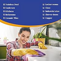 Vista 5 de Pantry Delight Barr Keepers Friend - Limpiador de espuma en aerosol multiusos de 25 onzas, paquete con cepillo de limpieza para lechada y esponja