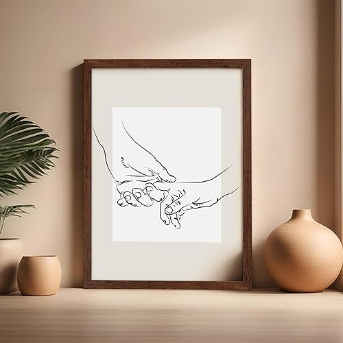 Miniatura 157 de Poster Master Póster de peonías – Estampado de flores retro – Ilustración floral – Ilustración en blanco y negro – Diseño de línea y abstracto –