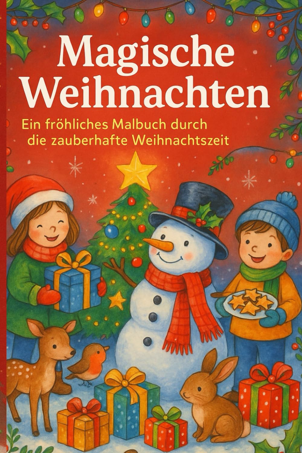 Magische Weihnachten: Mein Buntes Malbuch voller Freude