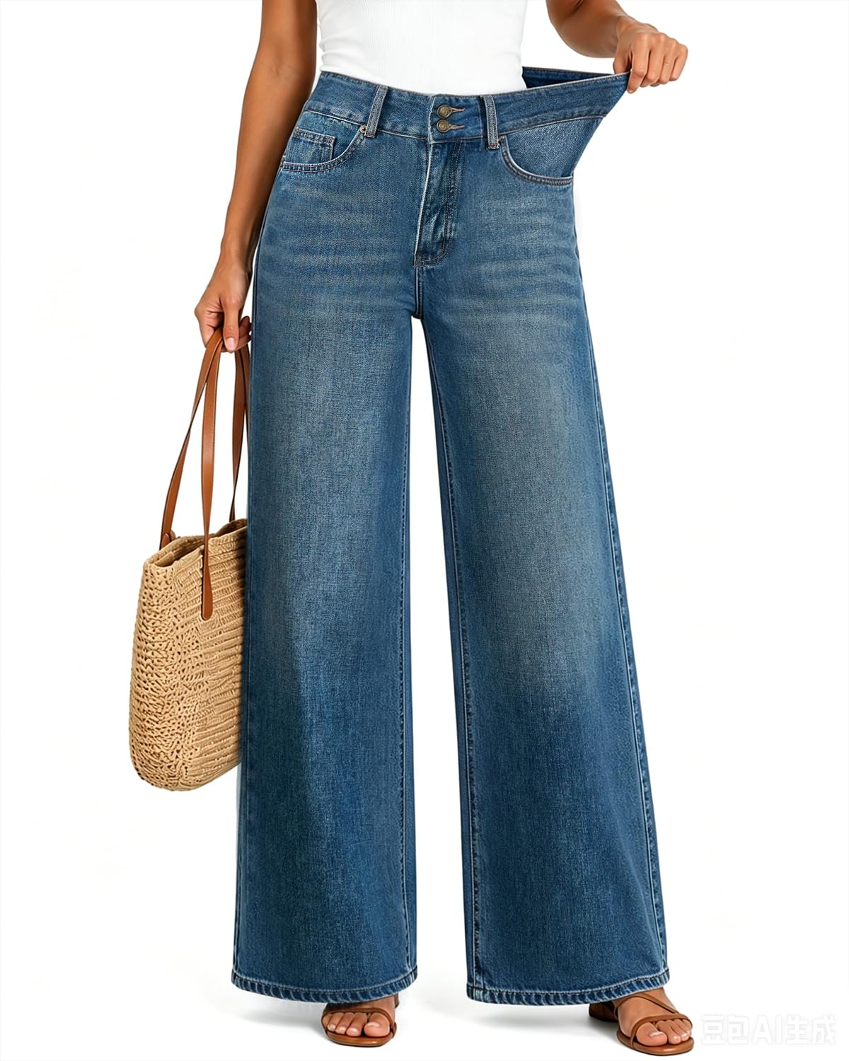 Women's High Waisted Baggy Tummy Control