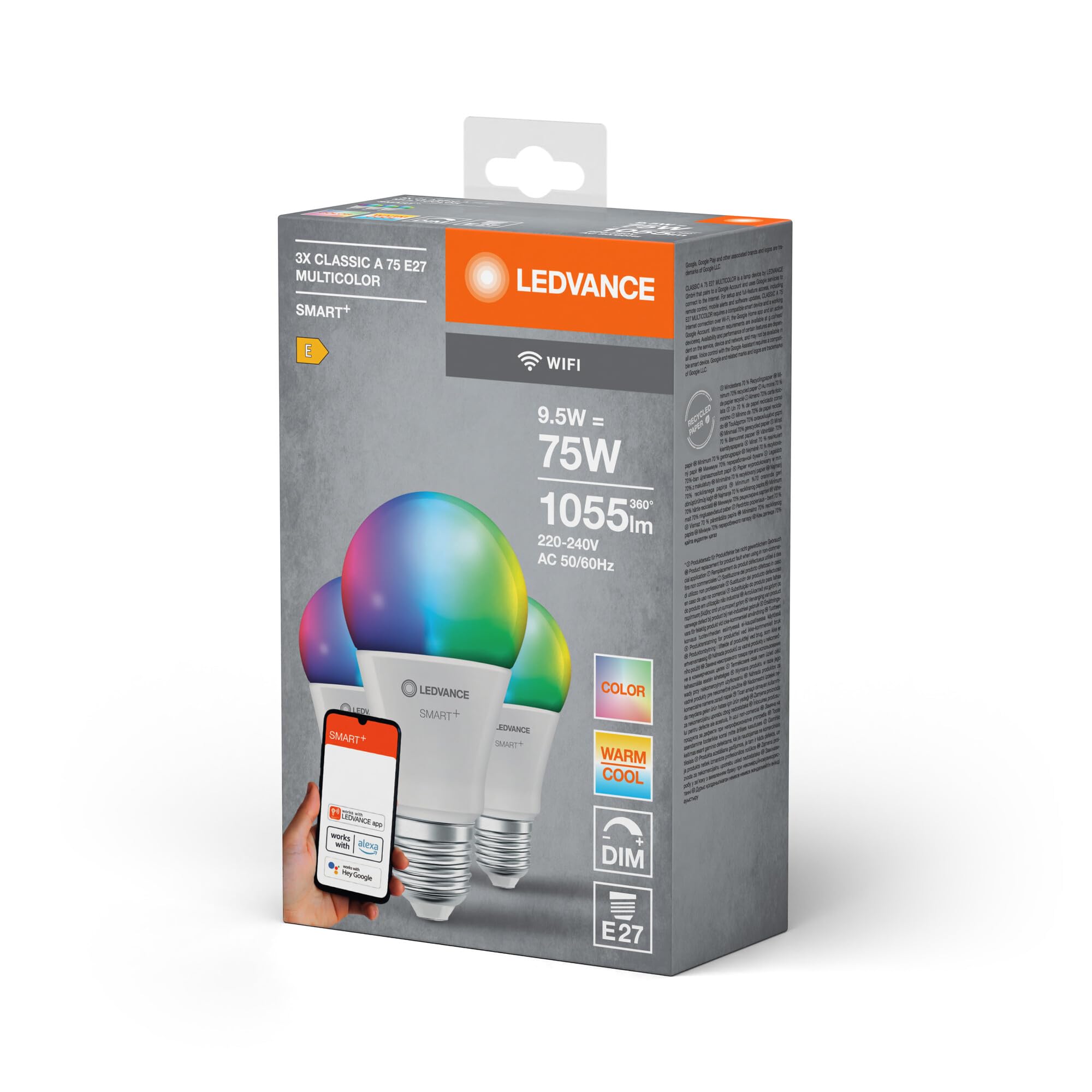 Ledvance SMART WiFi | Ledstrip Flex | 2 meter | RGB 2700-6500K | 8.5W | Basisset Ledvance