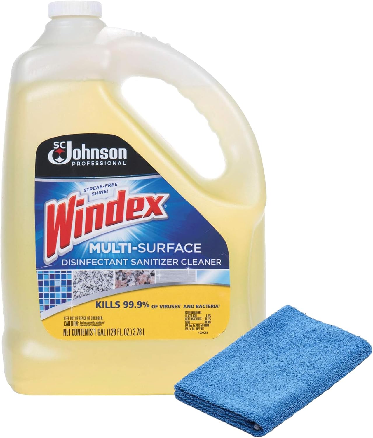 Plexon Microfiber Cleaning Cloth and MultiSurface Cleaner