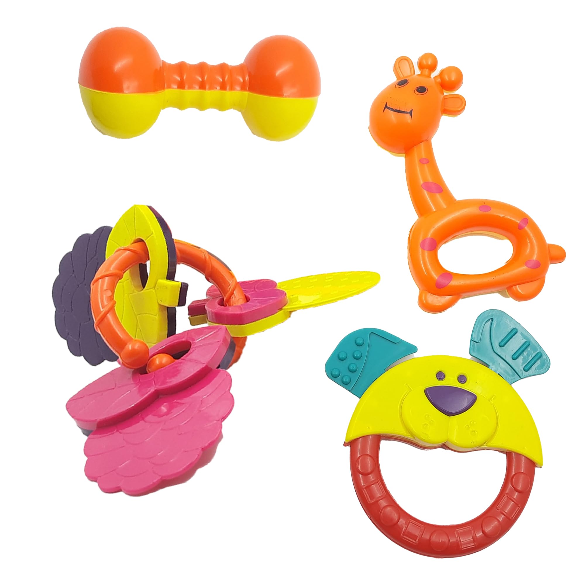 KiddyBuddy Baby Rattle Set for Newborns 0-6 Months | Infant Toys | Musical Rattles for Boys and Girls|Sensory, Motor, and Coordination Skills Development | Soothing Sounds | Toy for Toddlers,4 Pcs (B0CPSKBTSK) Amazon Price History, Amazon Price Tracker