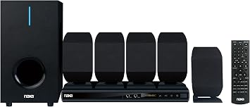 Naxa Electronics ND-864 5.1 Channel High-Powered Home Theater DVD & Karaoke Speaker System