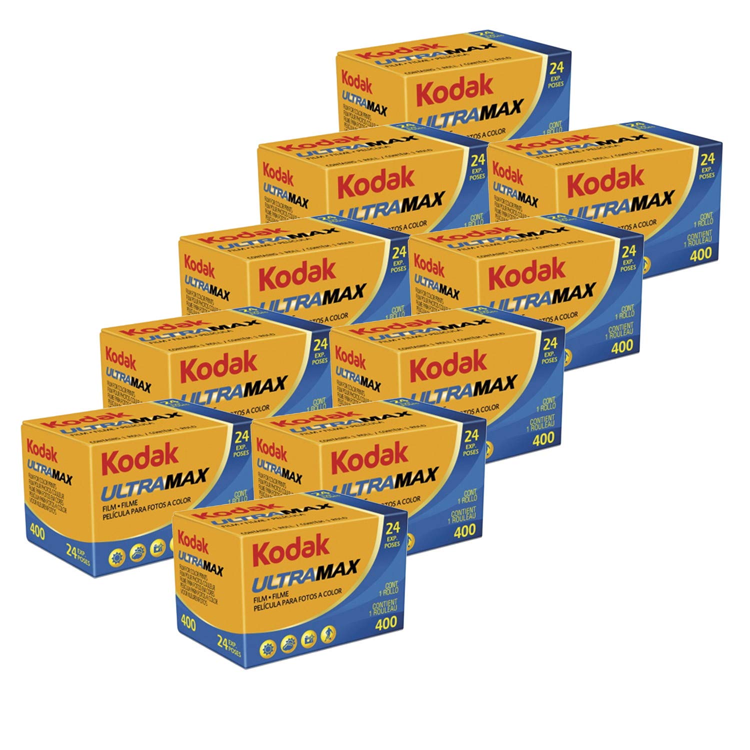 Amazon | Kodak カラーネガフィルム UltraMAX400 24枚撮 （10本パック