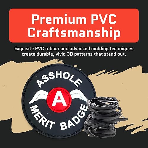 Miniatura 62 de Don't Be A Salty Creative Humor - Parche táctico militar para moral, divertidos parches tácticos, cierre de gancho y bucle de goma de PVC, parches