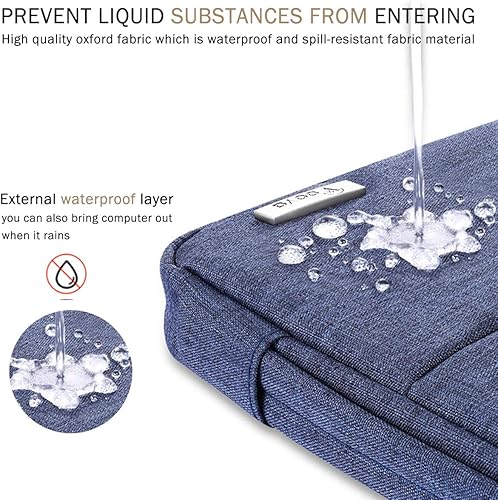 Miniatura 4 de Voova - Funda para laptop de 11.6, 13, 13.3, 14 y 15.6 pulgadas, resistente al agua, bolsa protectora para laptop