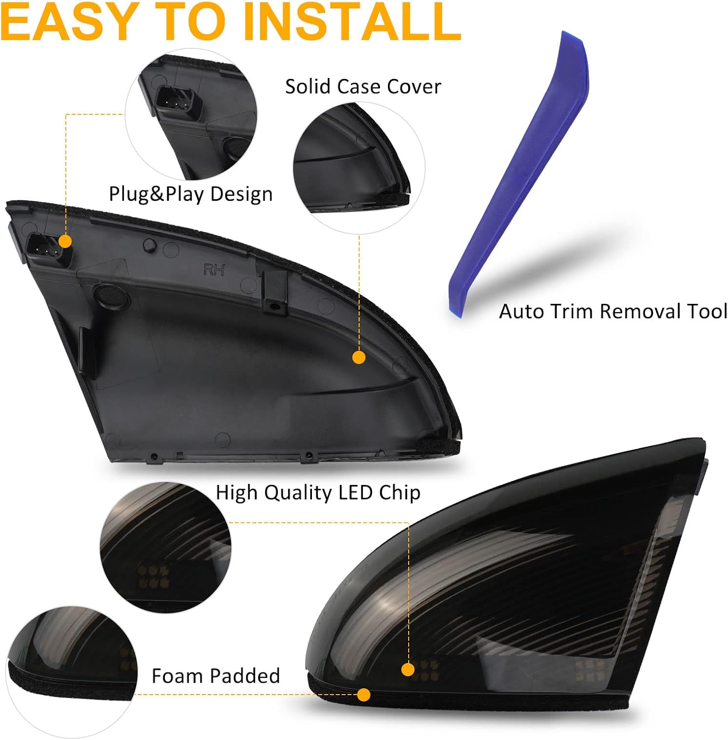 Buy Bestview Sequential Switchback Ram LED Mirror Turn Signal Ram