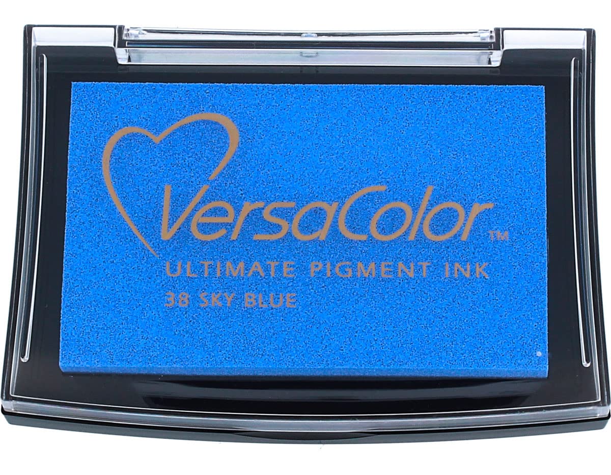 Tsukineko FullSize VersaColor Ultimate Pigment Inkpad, Sky Blue