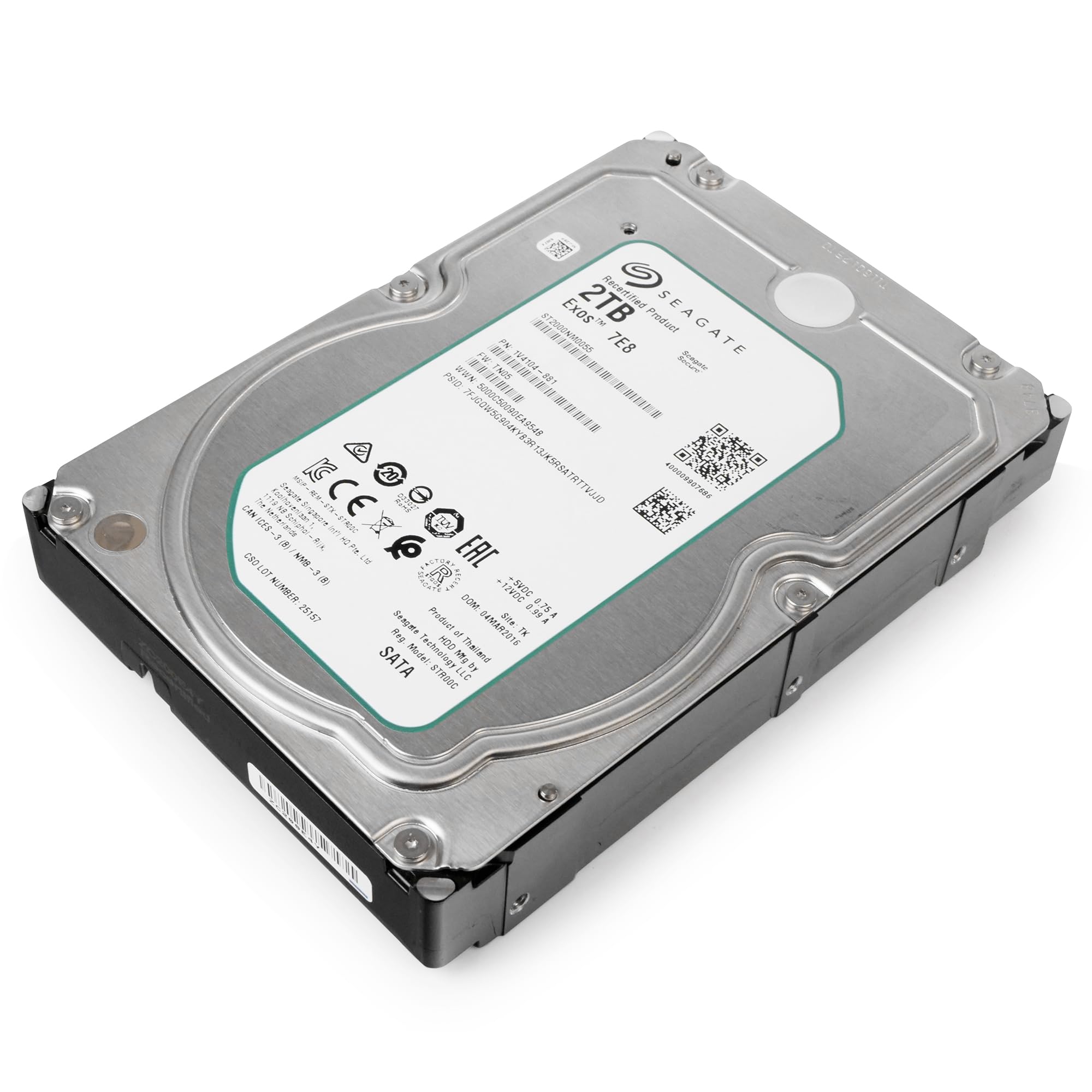 Amazon.com: Seagate ST2000NM0055 Enterprise Capacity 3.5'' HDD 2TB