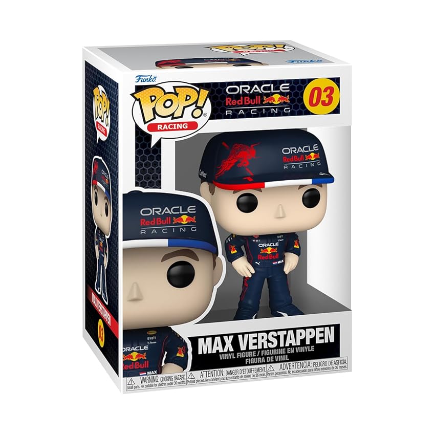 Immagine del prodotto Funko Pop! Vinyl: Formula 1- Max Verstappen - Red Bull F1 - Figura in Vinile da Collezione - Idea Regalo - Merchandising Ufficiale - Giocattoli per Bambini e Adulti - Sports Fans
