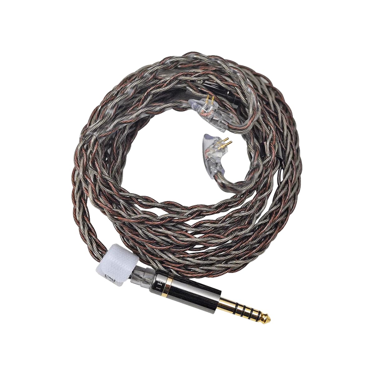 Hidizs MS5 3.5 mm IEM Detachable Cable 3.5 mm Plug Headphone Balanced Cord- 2 Pin 0.78mm for Headphones, MP3 Players, Phones, Speakers, Tablets, PCs, Black