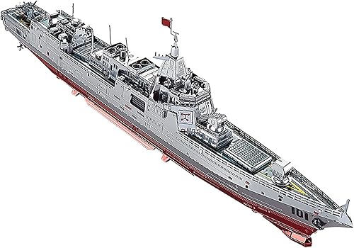 TECKEEN 1 1000 Kits de buques de metal 3D C22210 055 Modelo de destructor Simulación de barco de combate Exposición de ciencia militar (kit sin TECKEEN 1 1000 Kits de buques de metal 3D C22210 055 Modelo de destructor Simulación de barco de combate Exposición de ciencia militar (kit sin