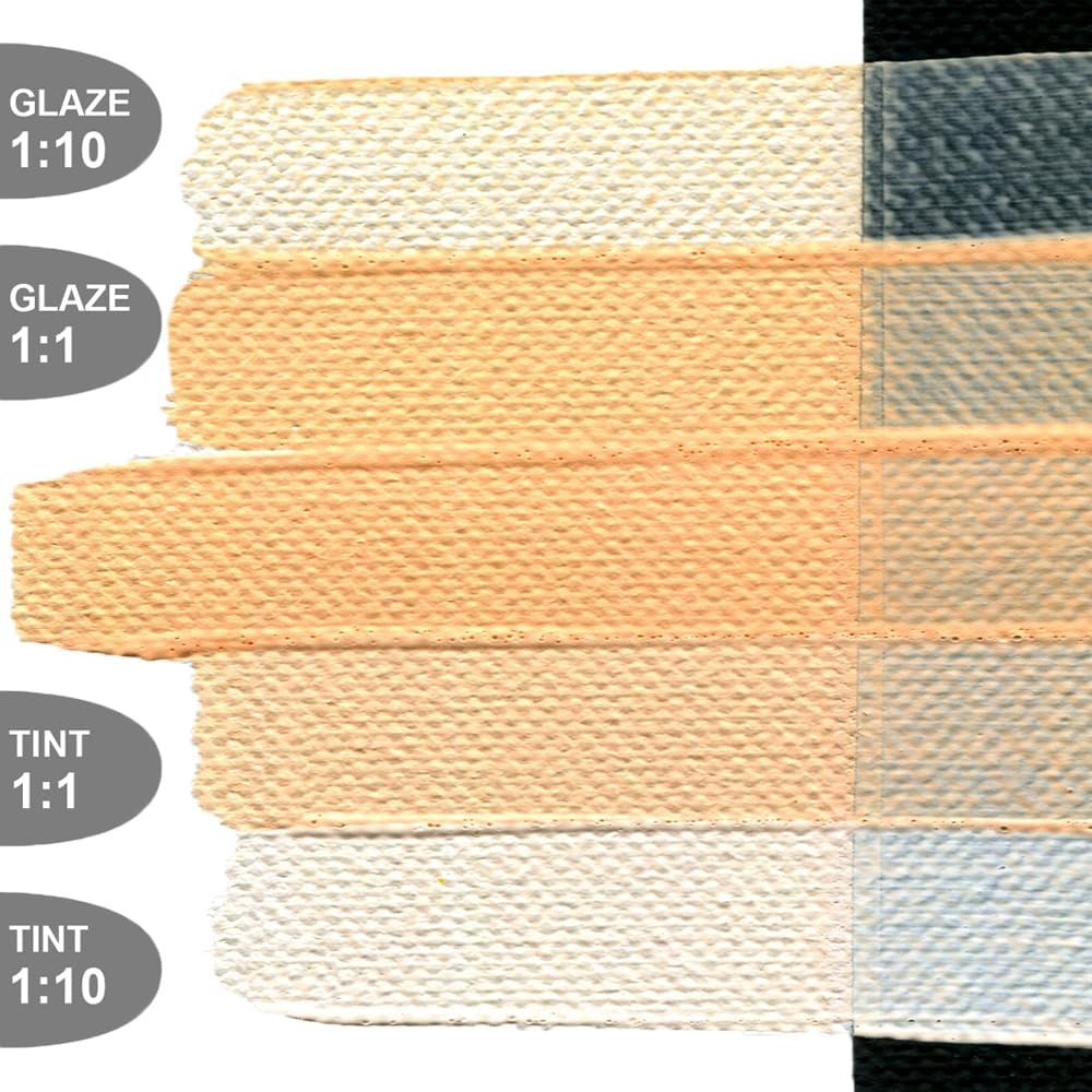 GOLDEN SoFlat Matte Acrylics, Light Orange, 4 fl. oz. Jar, Professional Acrylic Paint, Semi-Opaque