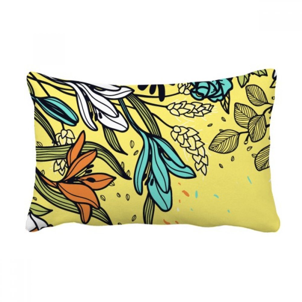 Coussin lombaire lys moderne DIYthinker oreiller canapé 40x60 cm