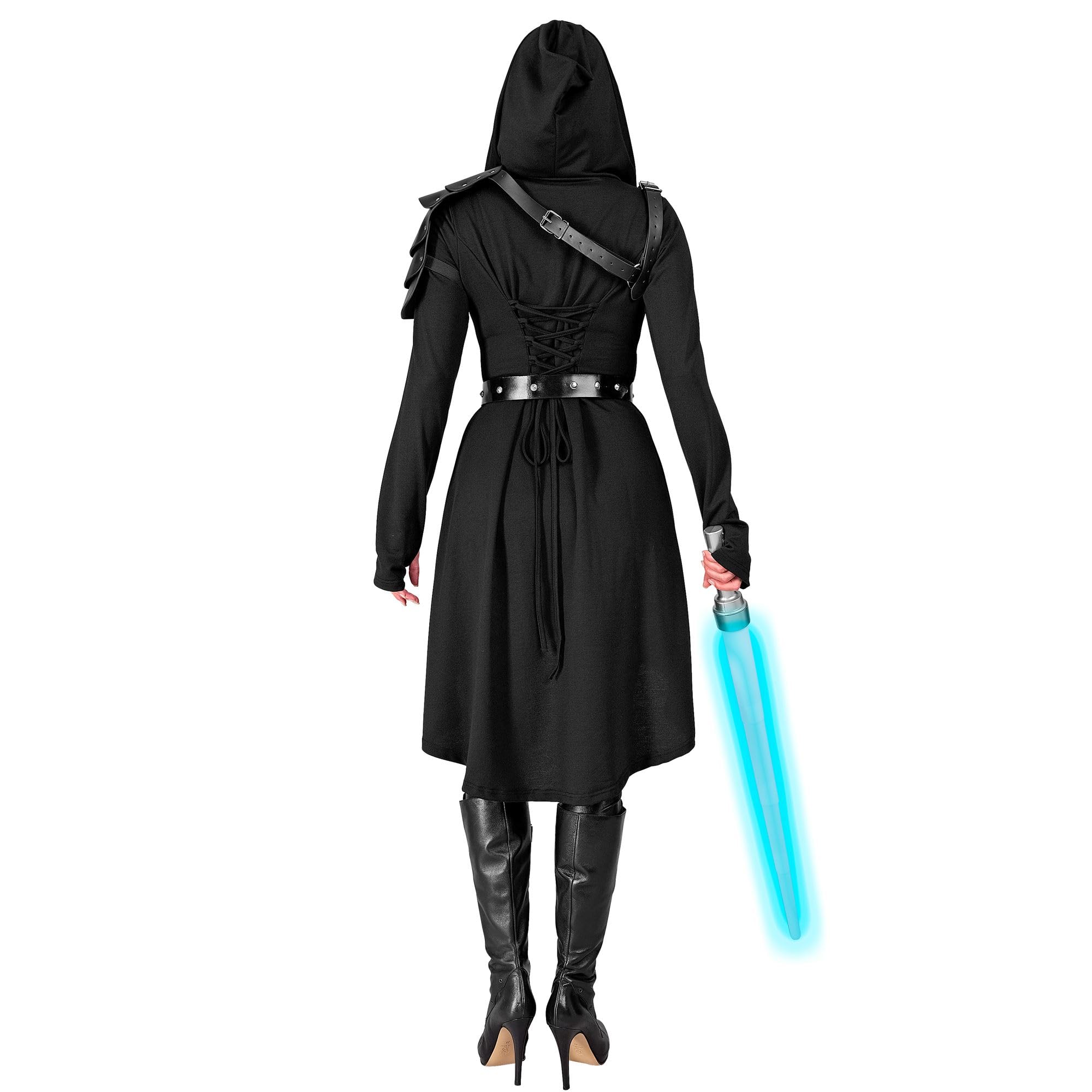 W WIDMANN Milano Party Fashion Women's Mittelalter/Gothic-Kleid Medieval Dress, Black, L - Image 4