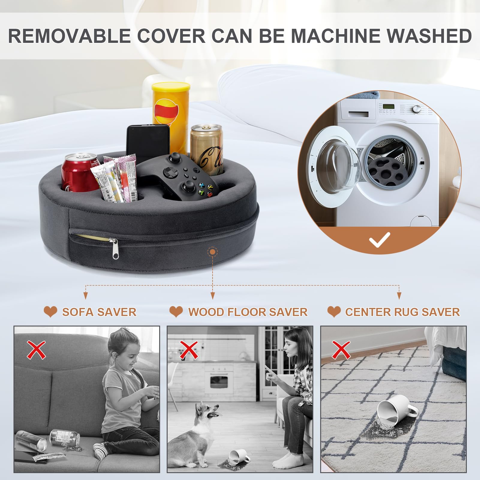 Bekerhouder En Drinkhouder Voor Bank En Sofa,Antislip