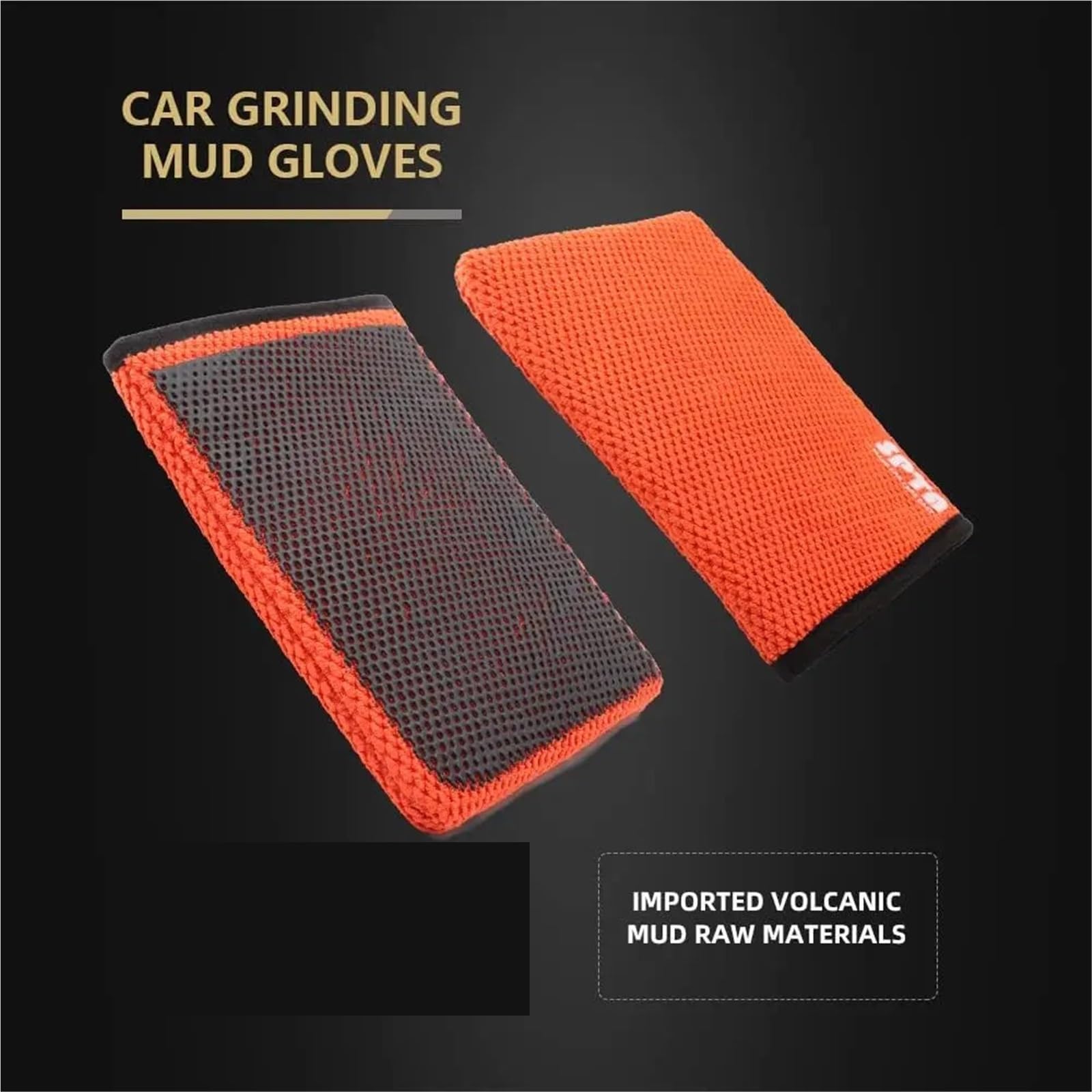 Guanti Da Lavaggio In Microfibra Clay Bar Mitt Da 1 Pezzo | Strumenti for la pulizia dell'auto Gomma da cancellare for dettagli asciugamano