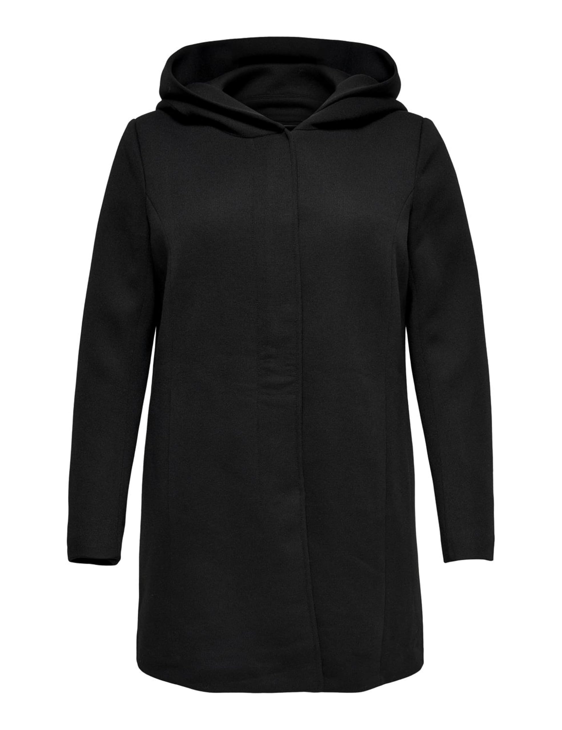 ONLY Carmakoma Damen Carsedona Light Coat OTW Mantel, Schwarz (Black Black), Large